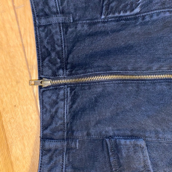 Forever 21 Black Zip-Up Denim Skirt - Picture 4 of 7